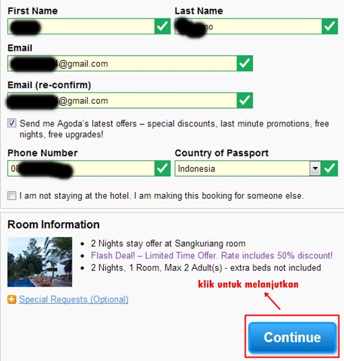 Agoda booking